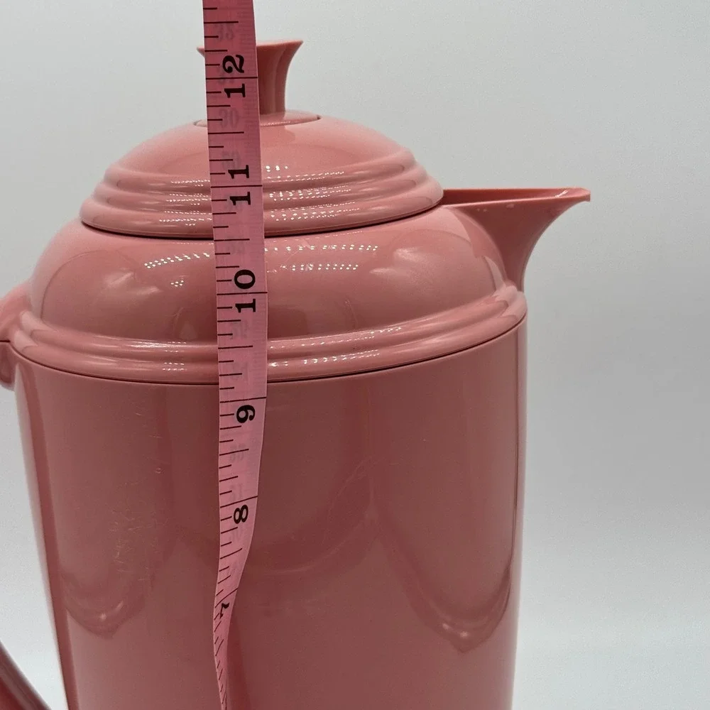 Vintage FIESTAWARE Rose Pink Insulated Thermal Coffee Carafe Pitcher w/ Lid MCM